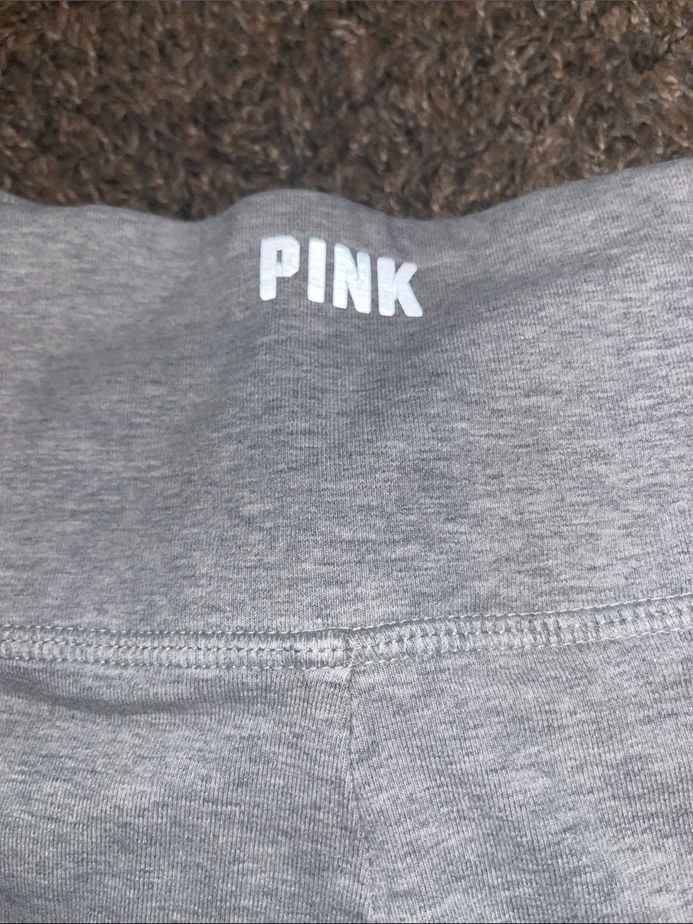 Pink Grey Leggings - Picture 3 of 5